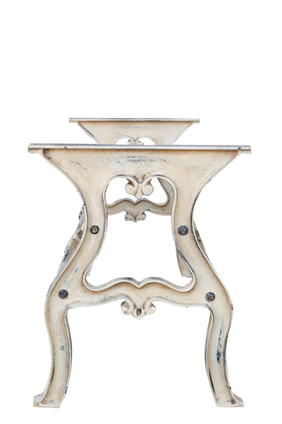 Biscottini Base tavolo in ghisa finitura anticata Molto stabile, robusta Offerta Speciale