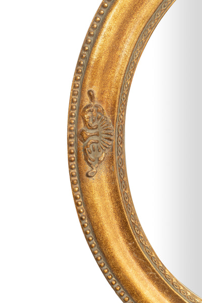 Biscottini Specchiera da appendere verticale/orizzontale L54xPR4xH64 cm finitura foglia oro anticato.