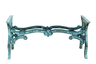 Biscottini Base tavolo in ghisa finitura anticata Molto stabile, robusta Offerta Speciale