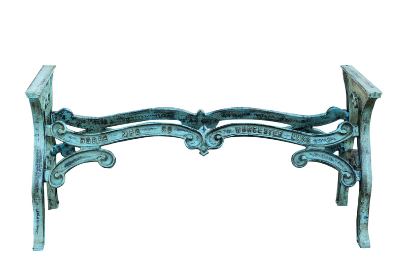 Biscottini Base tavolo in ghisa finitura anticata Molto stabile, robusta Offerta Speciale