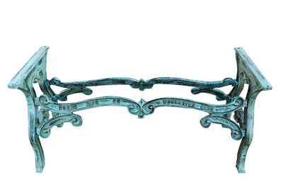 Biscottini Base tavolo in ghisa finitura anticata Molto stabile, robusta Offerta Speciale