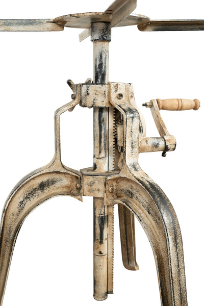 Biscottini Base tavolo in ghisa finitura anticata Molto stabile, robusta Offerta Speciale