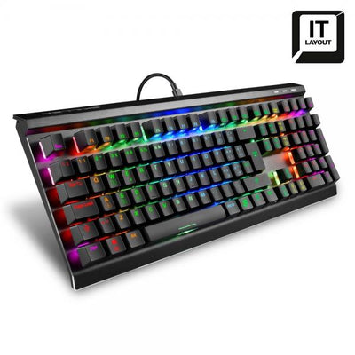 Tastiera Sharkoon SKILLER SGK60 - Meccanica - Switch Kailh Box Red - Usb - Rgb - Colore Nero