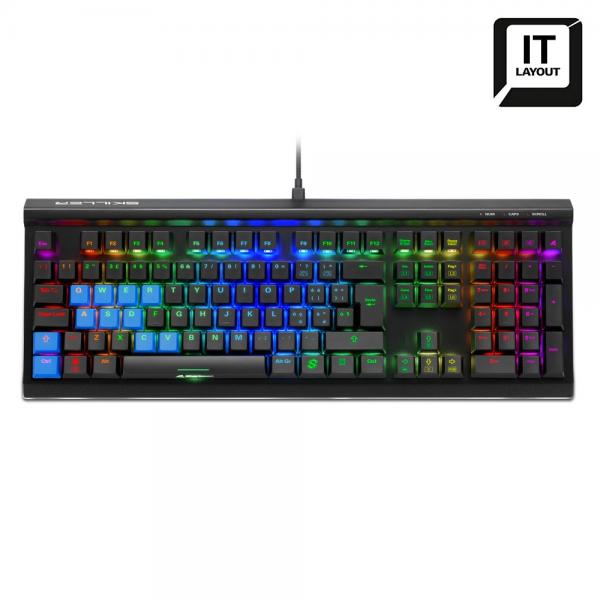 Tastiera Sharkoon SKILLER SGK60 - Meccanica - Switch Kailh Box Red - Usb - Rgb - Colore Nero
