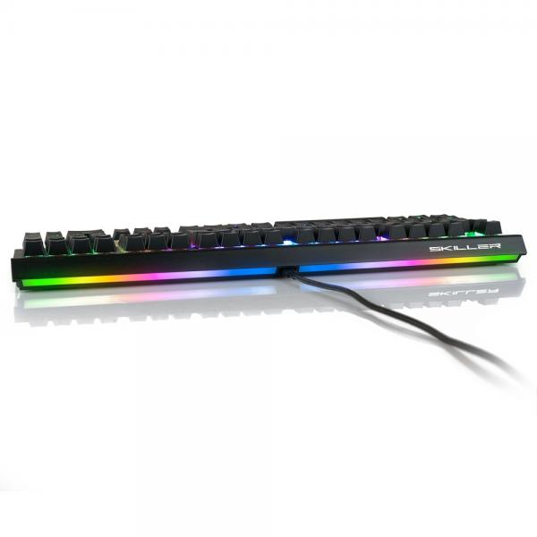 Tastiera Sharkoon SKILLER SGK60 - Meccanica - Switch Kailh Box Red - Usb - Rgb - Colore Nero