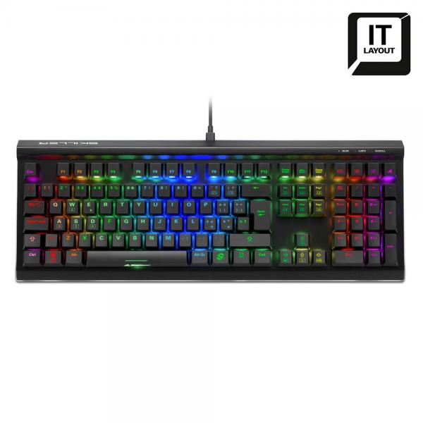 Tastiera Sharkoon SKILLER SGK60 - Meccanica - Switch Kailh Box Red - Usb - Rgb - Colore Nero