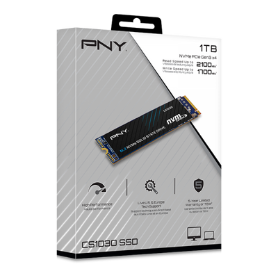 PNY CS1030 1 TB M.2 PCI Express 3.0 NVMe 3D NAND (PNY SSD CS1030 M.2 GEN3 1TB - CS1030 M.2 NVME GEN3)