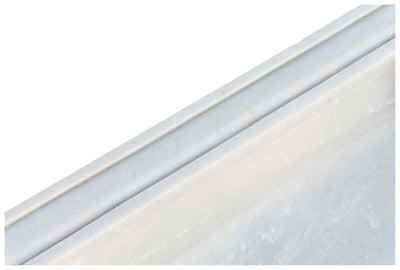 Biscottini Acquaio in marmo bianco L95xPR54xH17 cm Vasca realizzata completamente