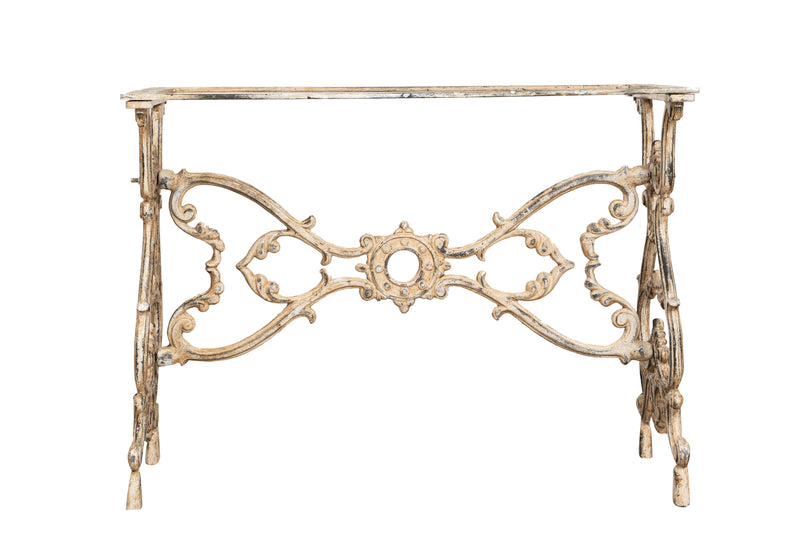 Biscottini Base tavolo in ghisa finitura anticata Molto stabile, robusta Offerta Speciale