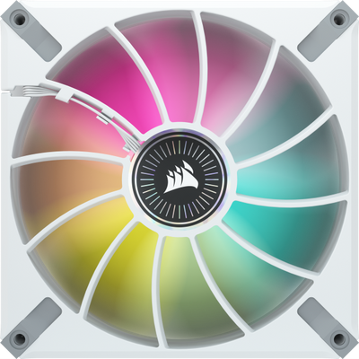 Corsair iCUE ML140 RGB ELITE Case per computer Ventilatore 14 cm Bianco 2 pz (CORSAIR iCUE ML140 RGB ELITE - indsats)