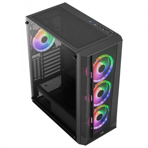 Aerocool Prism ARGB Midi Tower Nero (Aerocool Prism G-BK-v3 bk A)