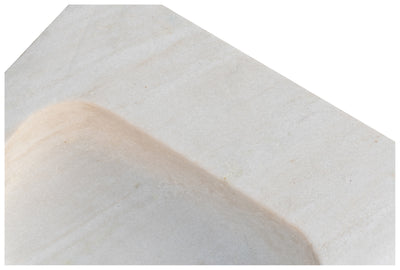 Biscottini Acquaio in marmo bianco L89xPR52xH13 cm Vasca realizzata completamente