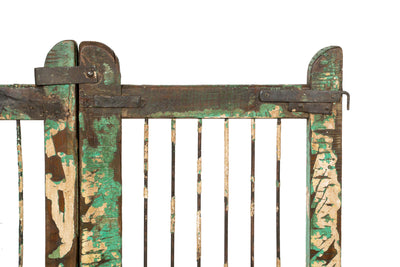 Biscottini Cancello in legno massello e ferro, da interno e da esterno Molto solido robusto