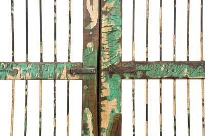 Biscottini Cancello in legno massello e ferro, da interno e da esterno Molto solido robusto