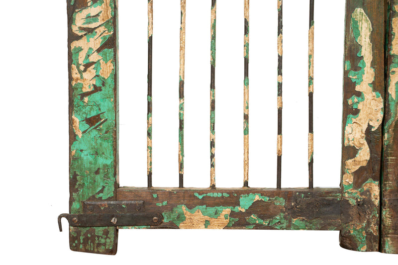 Biscottini Cancello in legno massello e ferro, da interno e da esterno Molto solido robusto