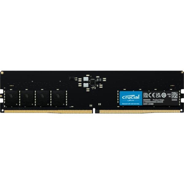 Memoria Ram Crucial - 32Gb - DDR5 - CL40 - 1.1V - 4800Mhz - PC5-38400 - Per desktop - UDIMM