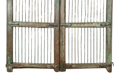 Biscottini Cancello in legno massello e ferro, da interno e da esterno Molto solido robusto