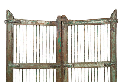 Biscottini Cancello in legno massello e ferro, da interno e da esterno Molto solido robusto