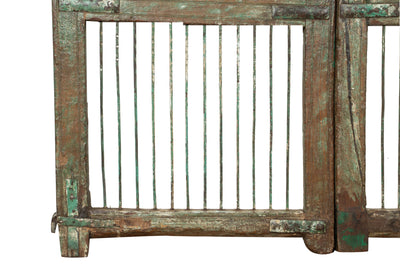 Biscottini Cancello in legno massello e ferro, da interno e da esterno Molto solido robusto