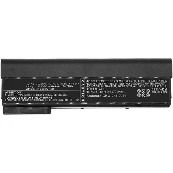 CoreParts MBXHP-BA0286 ricambio per laptop Batteria (Laptop Battery for HP 90.72Wh - Li-ion 10.8V 8400mAh Black - 90.72Wh Li-ion 10.8V 8400mAh Black - Warranty: 12M)