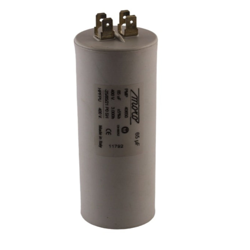 Condensatore 65f 400V senza codolo con cavo 20cm Aleyay