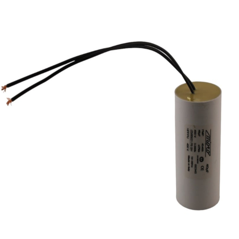 Condensatore 40f 450V 50-60Hz senza codolo con cavo 20cm Aleyay
