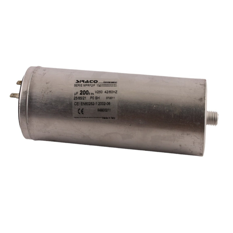 Condensatore 200f 250V 42-60Hz Aleyay