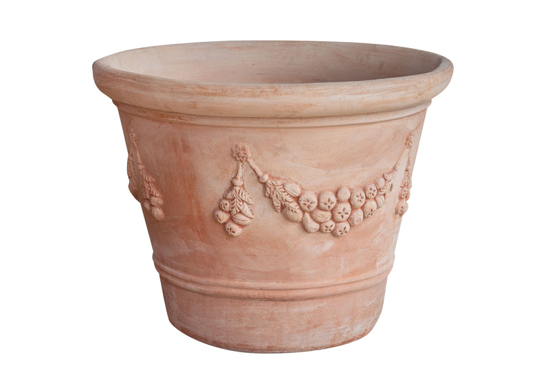 Biscottini Vaso in Terracotta 100% Made in Italy interamente Lavorata a Mano orcio conca