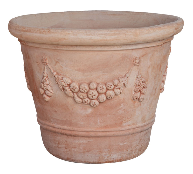 Biscottini Vaso in Terracotta 100% Made in Italy interamente Lavorata a Mano orcio conca