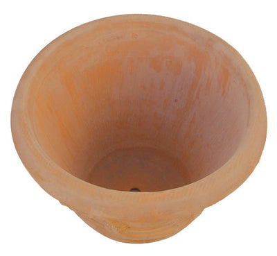 Biscottini CONCA FESTONATA INVECCHIATA, IN TERRACOTTA TOSCANA 100% MADE IN ITALY INTERAMENTE LAVORATA A MANO