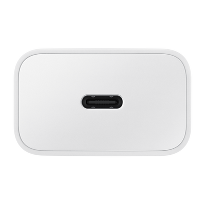 CARICABATTERIA DA RETE SAMSUNG SUPER FAST CHARGING 15W USB-C EP-T1510XWEGEU + CAVO TYPE-C WHITE