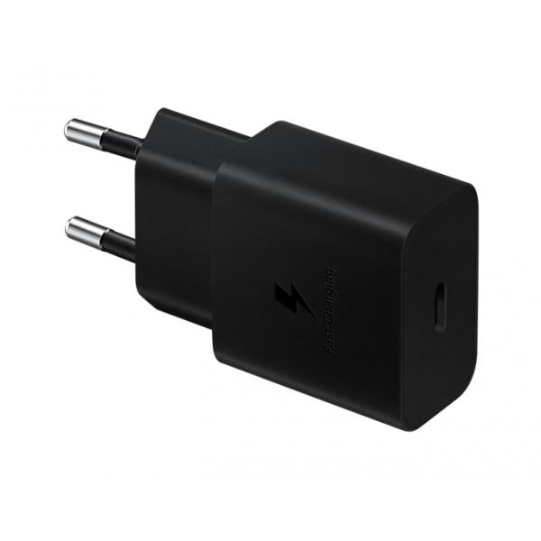 CARICABATTERIA DA RETE SAMSUNG SUPER FAST CHARGING 15W USB-C EP-T1510NBEGEU BLACK