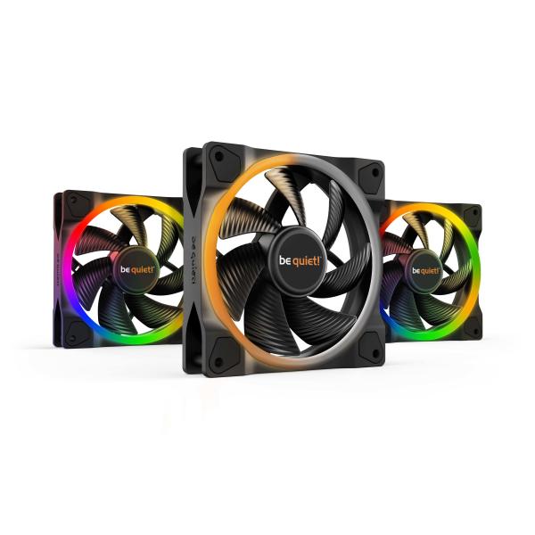be quiet Light Wings ARGB 120mm PWM Fan - Triple Pack