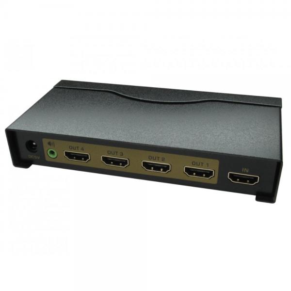 Cables Direct NLHDSP204-HD2 ripartitore video HDMI 4x HDMI (CDL 4 Port HDMI V2 4k@60Hz Split)