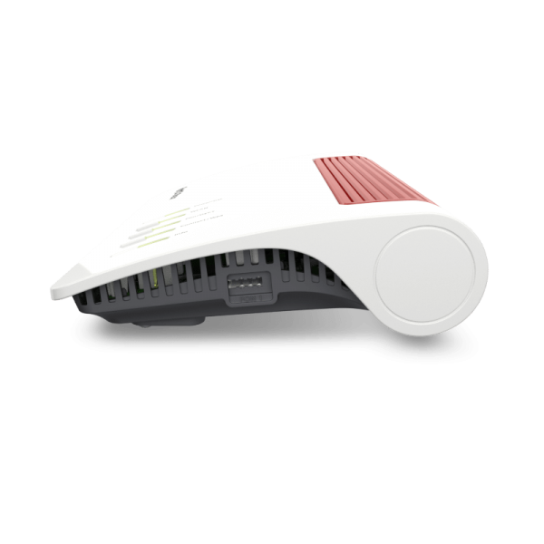 Router Modem AVM FRITZ!BOX 7590 AX INTERNATIONAL - Wireless-AC Dual Band ADSL2+ - Wi-Fi 6 fino a 2.400 Mbit/s + 1.200 Mbit/s - 4 porte LAN Gigabit, 1 porta WAN Gigabit, 2 porte USB 3.0 - Per telefoni