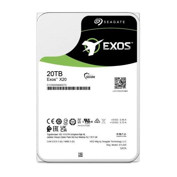 Seagate Enterprise ST20000NM007D disco rigido interno 3.5" 20000 GB Serial ATA III