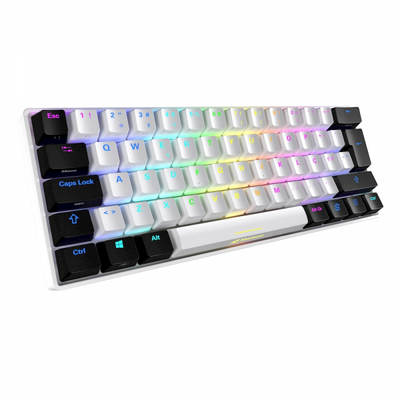 Tastiera Sharkoon SKILLER SGK50 S4 White - Meccanica - Usb - Rgb - Colore Bianco