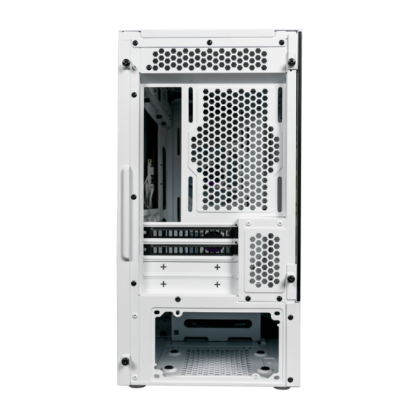 Case MasterBox TD300 Mesh White- 2USB3.2-2xCombo 2.5"/3.5"-2x2.5"-2x120mm SickleFlow PWM ARGB Front Fans-ARGB/PWM Hub-NO PSU