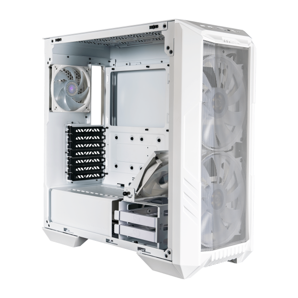 Case Cooler Master HAF 500 Mid-Tower Side-Glass - Alimentatore NON presente - Porte 2x USB 3.0 1x Audio In & Out sul frontale - Bianco