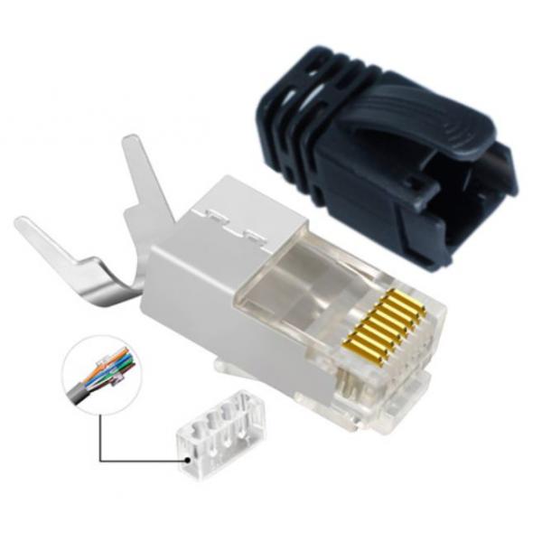 Lanview LVN125311 cavo di collegamento (RJ45 STP plug Cat6A/Cat7 for - AWG22-24 Easy-Connect 25 sets - per. box - Warranty: 300M)