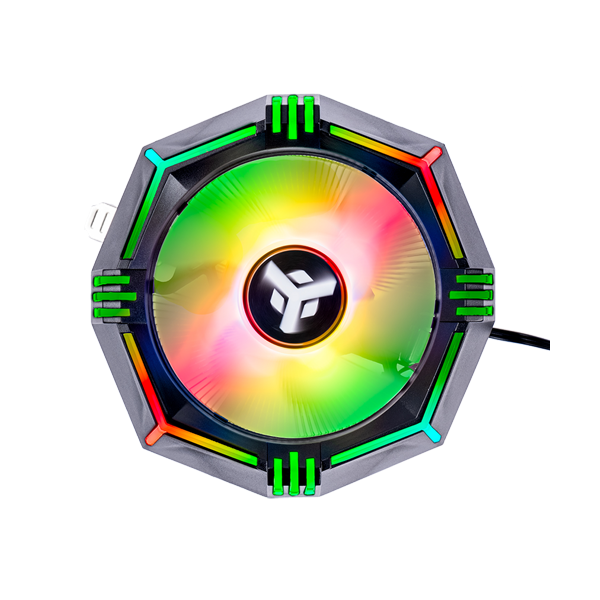 Dissipatore ad aria ICY-4LPR - Skt universale- 65W TDP- Low Profile- RGB Rainbow