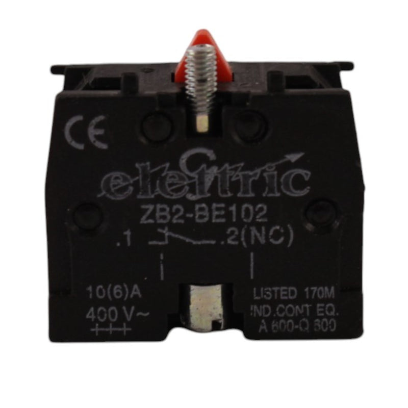 Blocco di contatto 10A 400V 2NC Gelettric