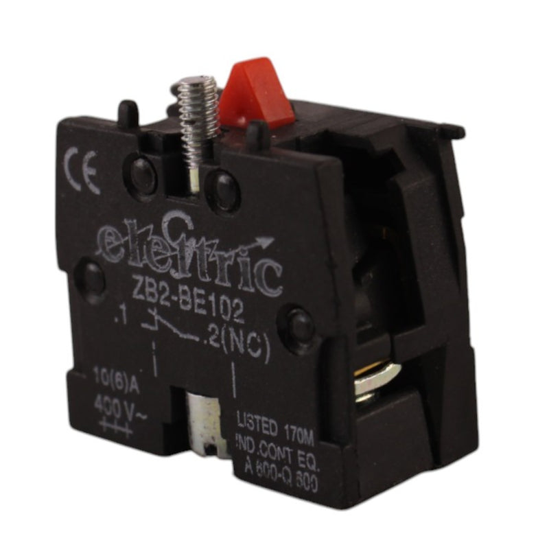 Blocco di contatto 10A 400V 2NC Gelettric