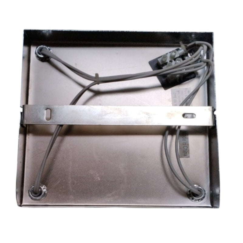 Plafoniera quadrata 4 faretti con vetro GU10 4X50W Aleyay