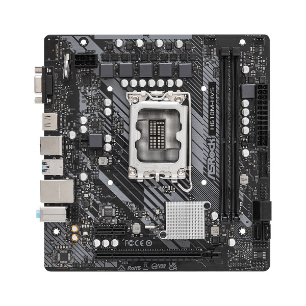 Asrock Mb 1700 12gen. H610m-hvs D4 2xddr4 4xsata Vga/hdmi