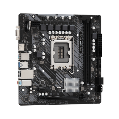 Asrock Mb 1700 12gen. H610m-hvs D4 2xddr4 4xsata Vga/hdmi