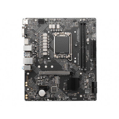 MSI PRO H610M-G DDR4 - scheda madre - micro ATX - socket LGA1700 - chipset H610 - USB 3.2 Gen 1 - Gigabit LAN - grafica integrata (CPU richiesta)
