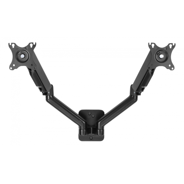 Deltaco ARM-0361 Supporti a parete per TV 81,3 cm [32] Nero (DELTACO Office, Dual wall, gas spring,)