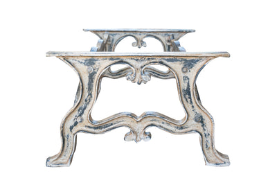 Biscottini Base tavolo in ghisa finitura anticata Molto stabile, robusta Offerta Speciale