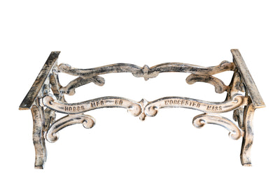 Biscottini Base tavolo in ghisa finitura anticata Molto stabile, robusta Offerta Speciale